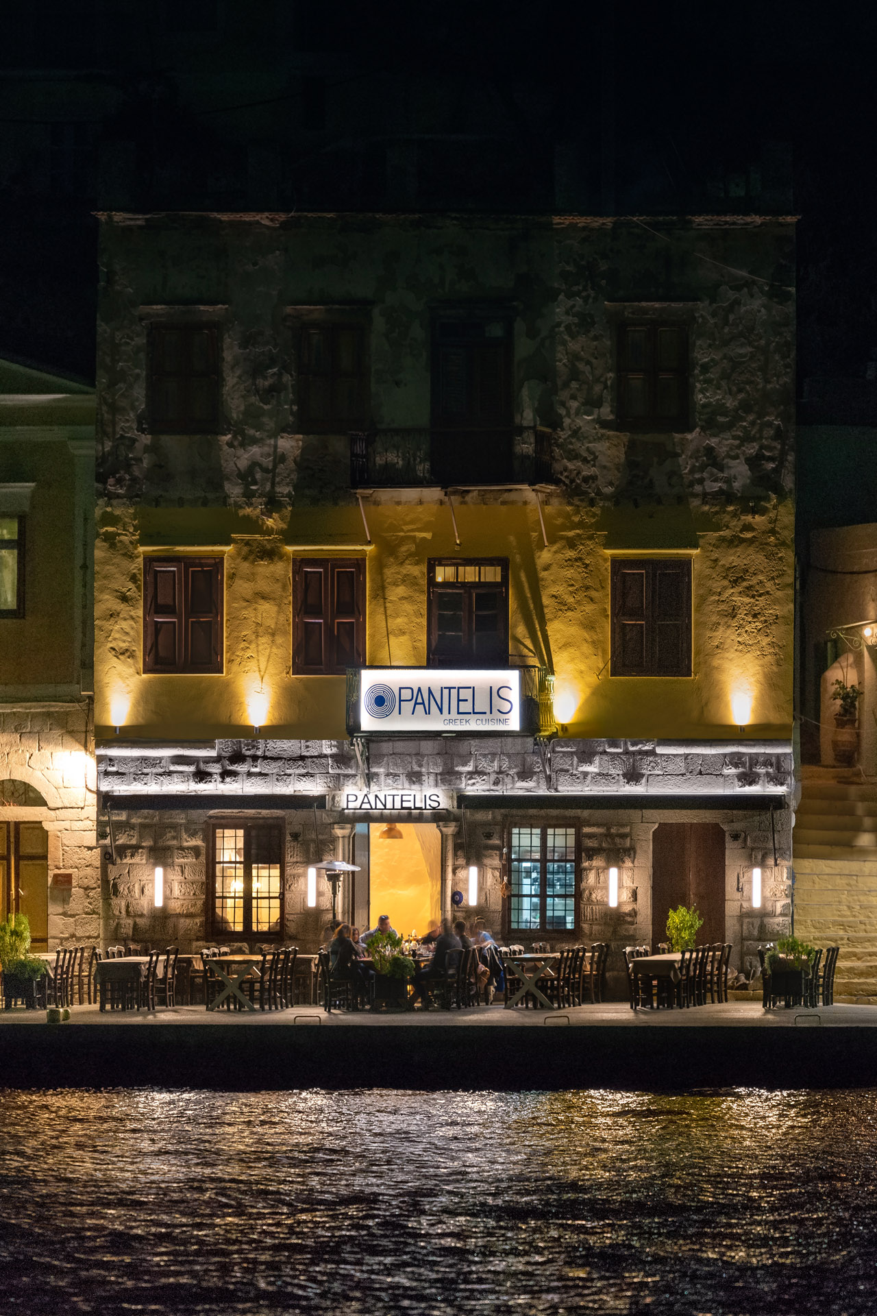 Pantelis Restaurant Symi Eleni Karimali Architect based in Rhodes